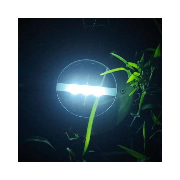 Set of Outdoor 3 LED Solar Path Lights for deck, garden lawn, landscape