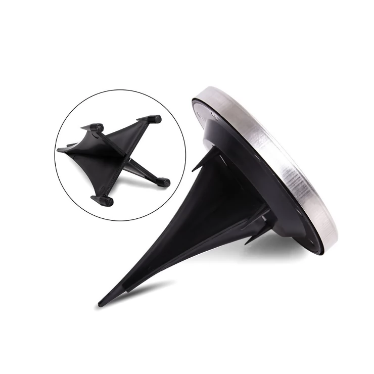 Set of Stainless Steel 8 LED Ground Solar Path Light for Deck, Driveway & Garden