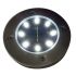 Set of Stainless Steel 8 LED Ground Solar Path Light for Deck, Driveway & Garden