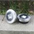 Set of Stainless Steel Buried 1W Bright Solar Path Light for Deck Garden Lawn