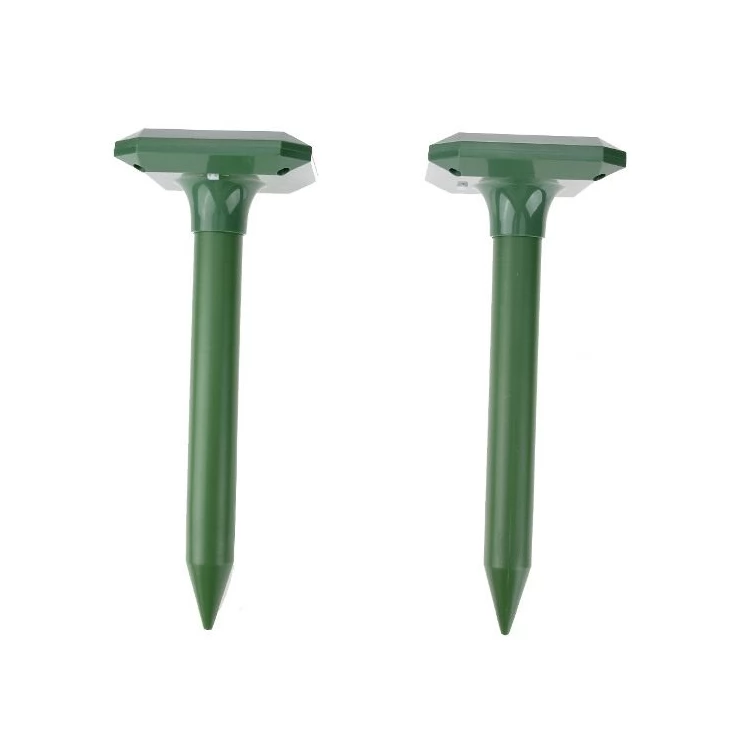 Set of 2 Sonic Solar snake repeller mice rats & moles garden expeller