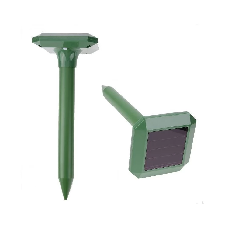 Set of 2 Sonic Solar snake repeller mice rats & moles garden expeller