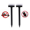 Set of 2 Solar sonic snake repeller pest control solution for home garden