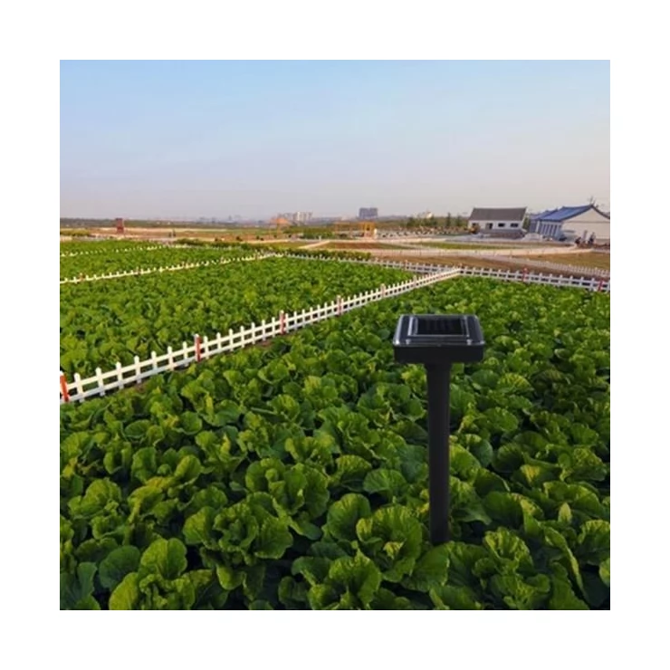 Set of 2 Solar sonic snake repeller pest control solution for home garden