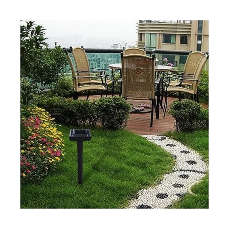 Set of 2 Solar sonic snake repeller pest control solution for home garden