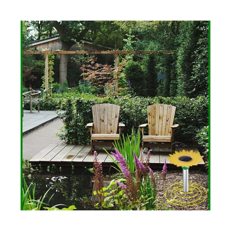 Sunflower Electronic Solar repeller for pests like mice rats snakes ants