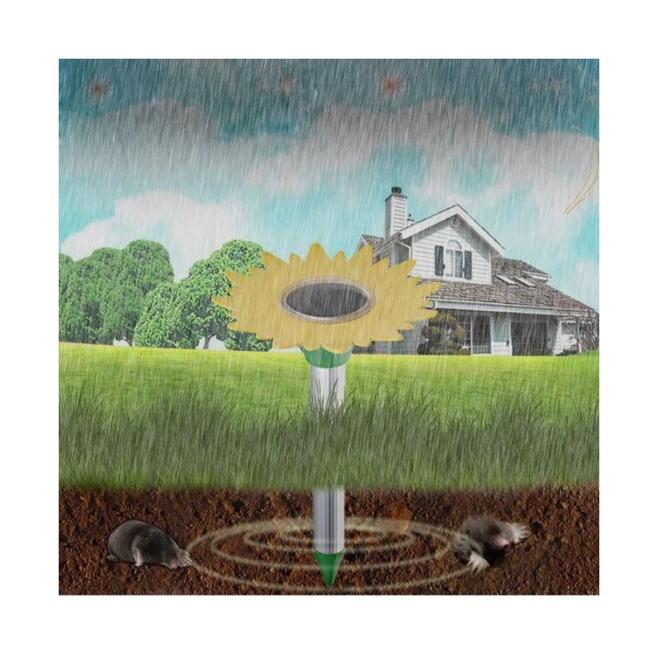 Sunflower Electronic Solar repeller for pests like mice rats snakes ants