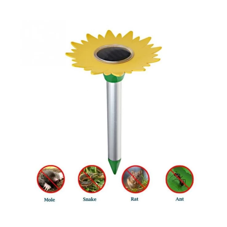 Sunflower Electronic Solar repeller for pests like mice rats snakes ants
