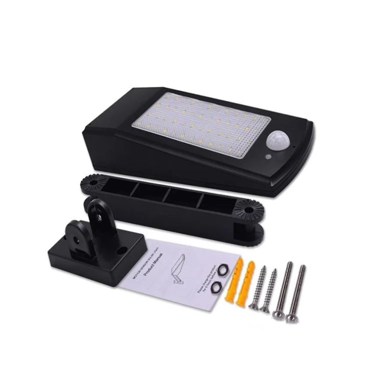 Outdoor Bright 48 LED Solar garden lamp with Motion Sensor Wall mount