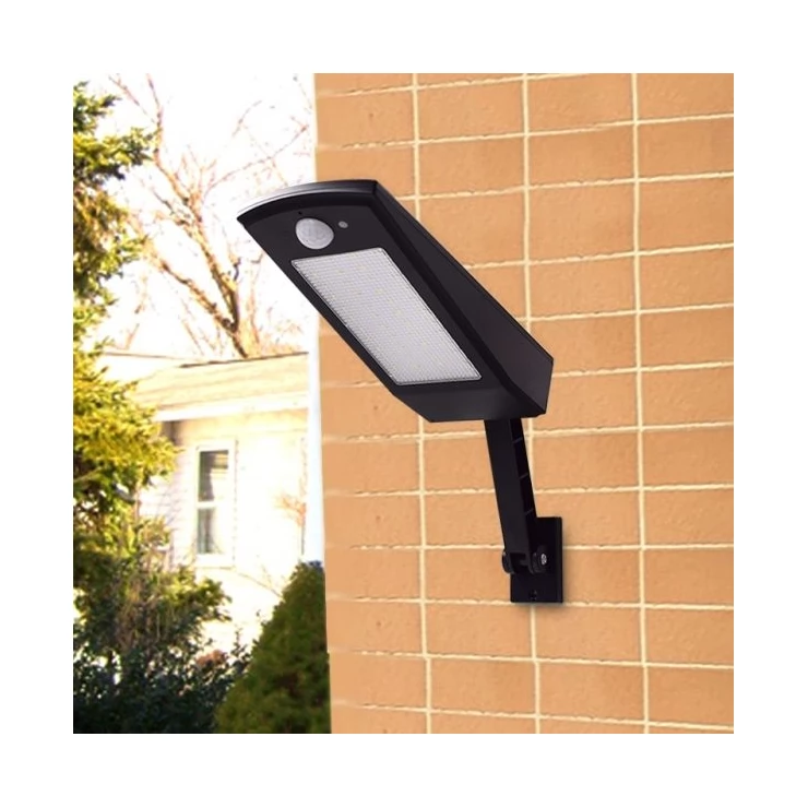 Outdoor Bright 48 LED Solar garden lamp with Motion Sensor Wall mount