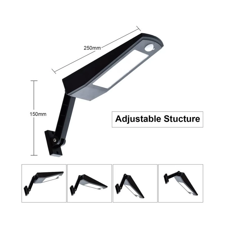 Outdoor Bright 48 LED Solar garden lamp with Motion Sensor Wall mount