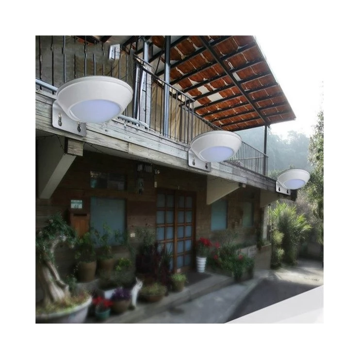 Outdoor 16 LED Solar lamp with Radar Motion Sensor in Aluminium body