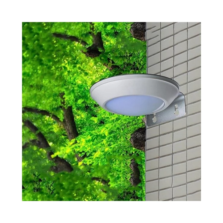 Outdoor 16 LED Solar lamp with Radar Motion Sensor in Aluminium body