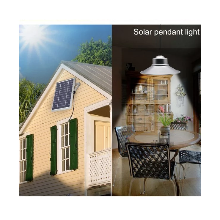 Solar powered shed light 36 LED Pendant Lamp with remote control