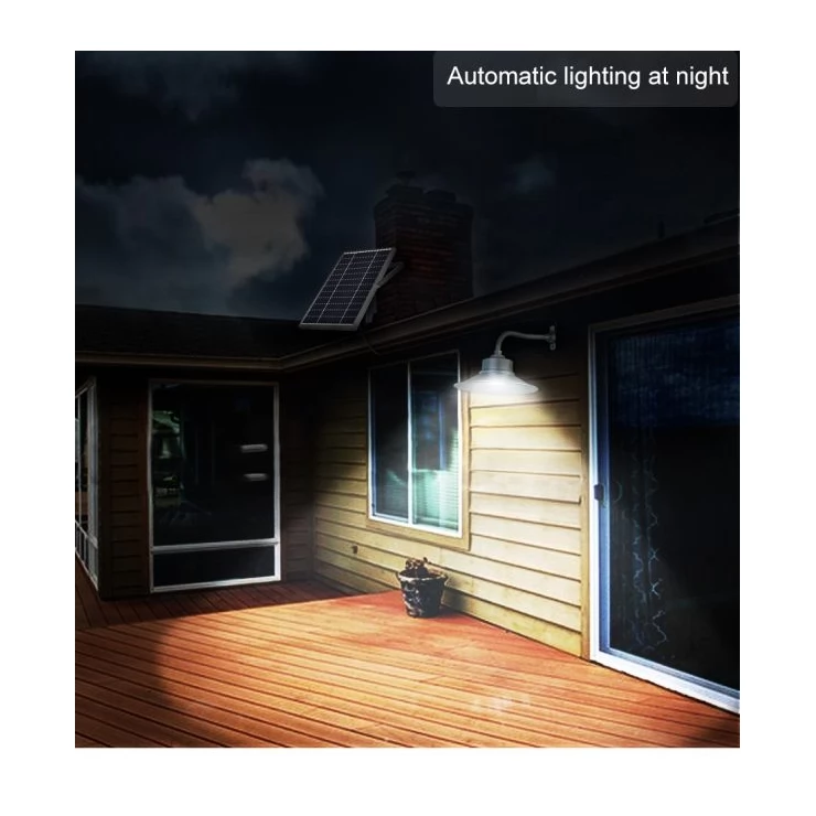 Solar powered shed light 36 LED Pendant Lamp with remote control