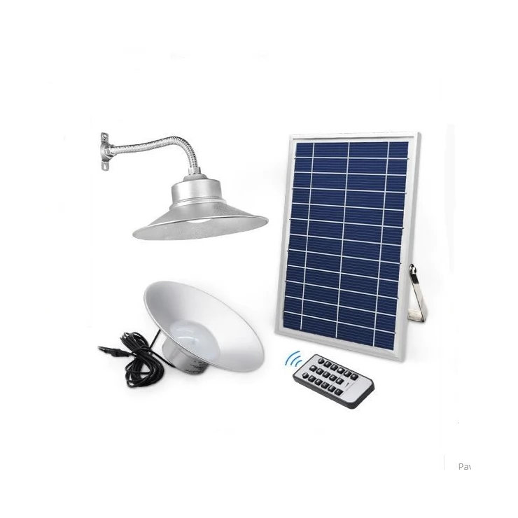 Solar powered shed light 36 LED Pendant Lamp with remote control