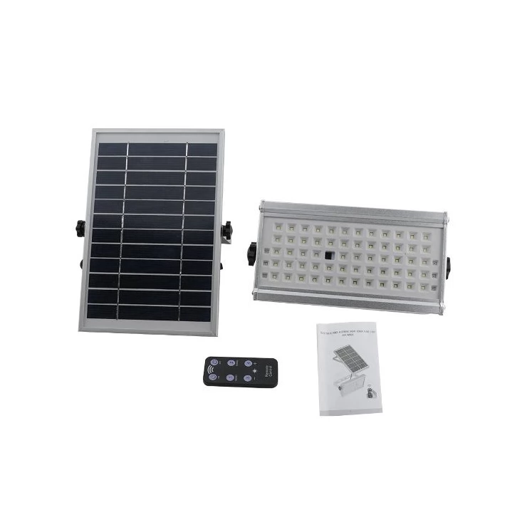 Ultra-bright 12W 65 LED Solar Flood Light with Sensor Remote Control