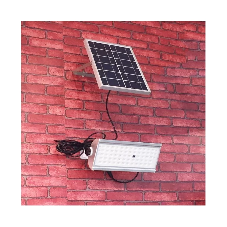 Ultra-bright 12W 65 LED Solar Flood Light with Sensor Remote Control