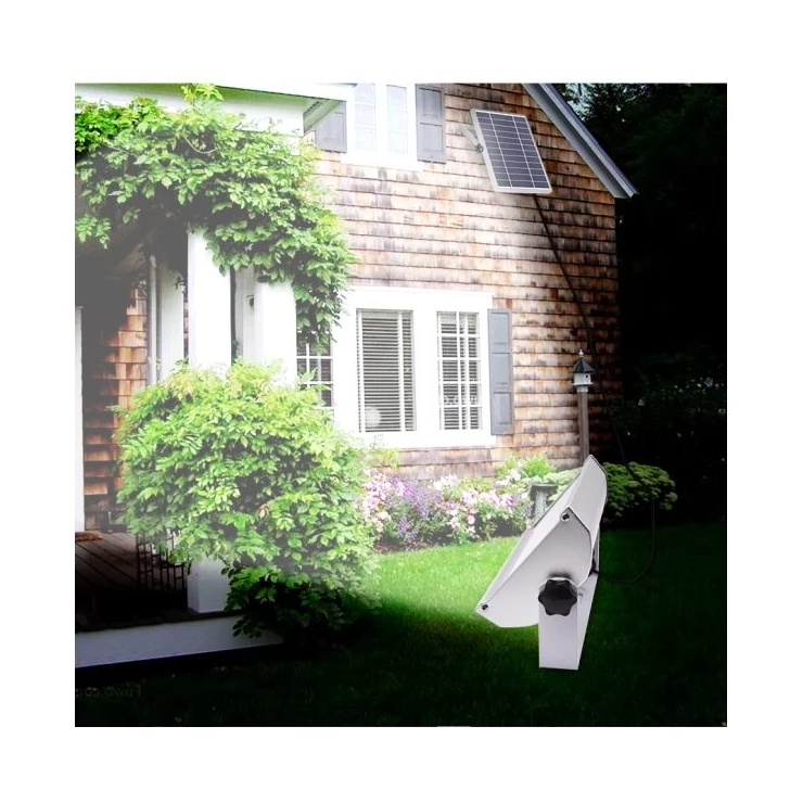 Ultra-bright 12W 65 LED Solar Flood Light with Sensor Remote Control