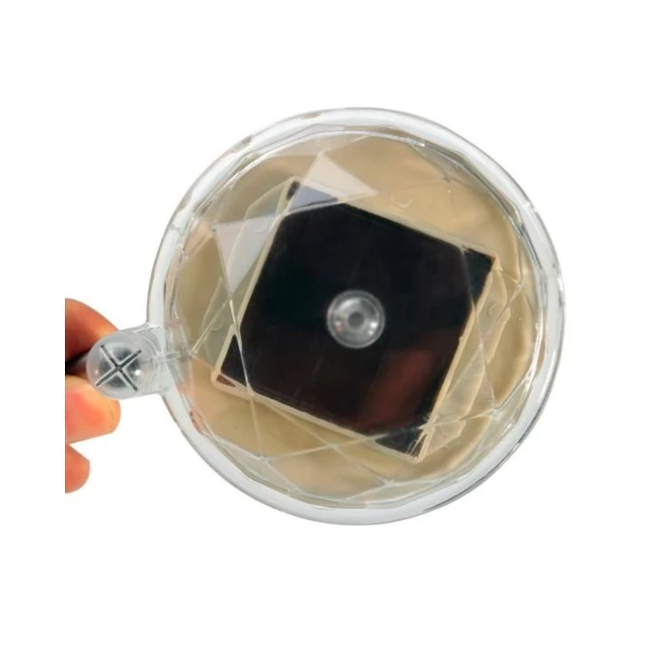 Outdoor Diamond LED Solar Path Lights for Garden Lawn Pathway Set of 4