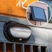 Outdoor 10 LED Solar PIR Sensor Wall Light with DIM Lighting mode