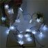Snowflakes 20 LED Solar Christmas Lights Tree Decoration Fairy String