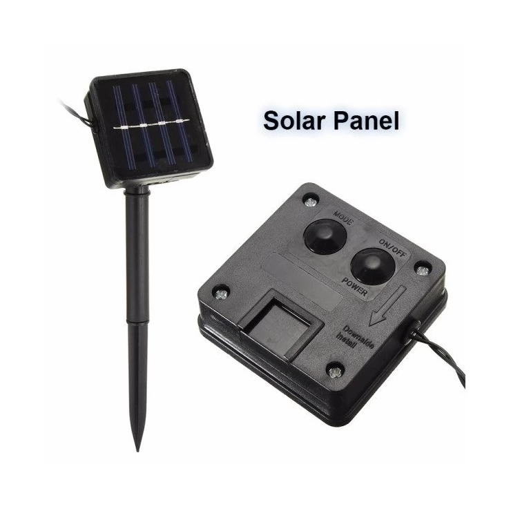 Snowflakes 20 LED Solar Christmas Lights Tree Decoration Fairy String