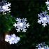 Snowflakes 20 LED Solar Christmas Lights Tree Decoration Fairy String