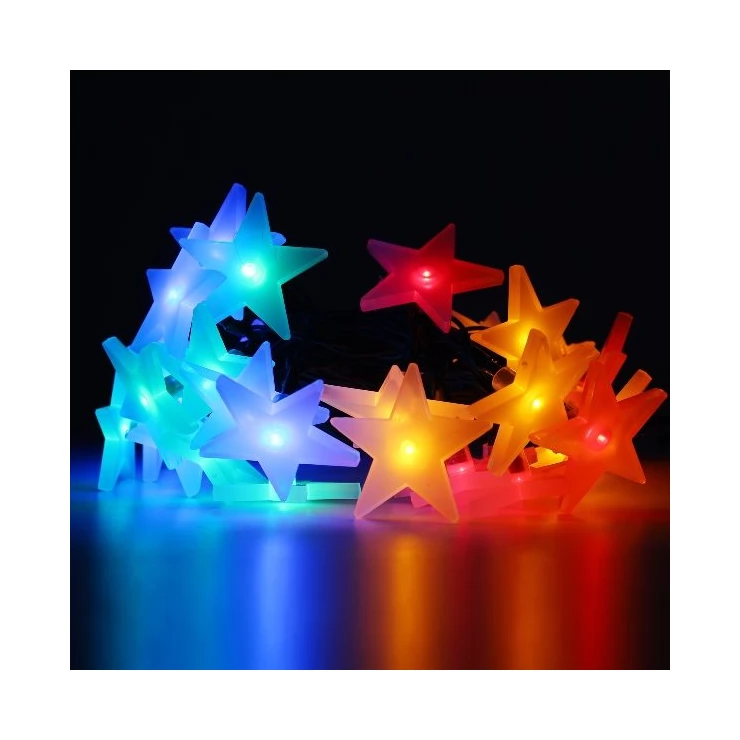 LED Stars Solar Christmas Lights Xmas Tree Decoration String