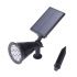Outdoor Bright 7 LED Solar Spot Light with Universal Wall or Ground Stake Mount for Garden Lawn Tree Landscape Decoration