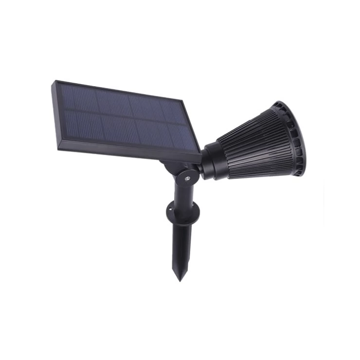 Outdoor Bright 7 LED Solar Spot Light with Universal Wall or Ground Stake Mount for Garden Lawn Tree Landscape Decoration