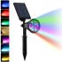 Bright Colour Changing 7 LED Solar Spot Light for Outdoor Garden Tree Landscape Decoration