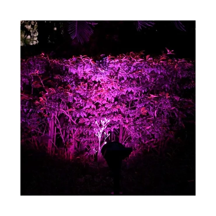 Bright Colour Changing 7 LED Solar Spot Light for Outdoor Garden Tree Landscape Decoration