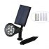 Bright Colour Changing 7 LED Solar Spot Light for Outdoor Garden Tree Landscape Decoration
