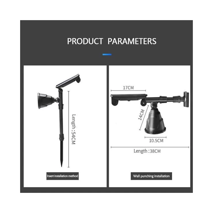 Bright 18 LED Solar Powered Spotlight for outdoor with Motion Sensor