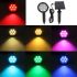 Colour Changing 7 LED Solar Spot Light with Separate Solar Panel
