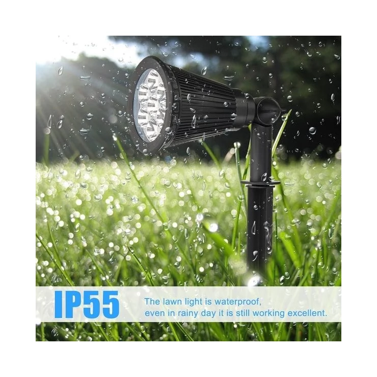 Colour Changing 7 LED Solar Spot Light with Separate Solar Panel