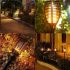 Solar Tiki Path Light 96 LED Flickering Torch for Landscape - Set of 2