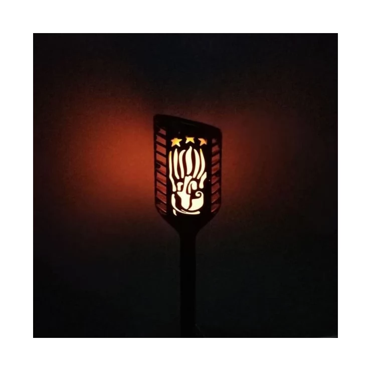 Flickering Flame Solar Tiki Light 102 LED Outdoor Torch for Garden