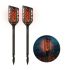 Flickering Flame Solar Tiki Light 102 LED Outdoor Torch for Garden