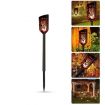 Flickering Flame Solar Tiki Light 102 LED Outdoor Torch for Garden