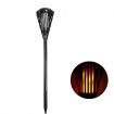 Solar Flickering Flame Light 90 LED Lawn Torch for Garden Landscape
