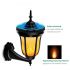Stylish Outdoor 96 LED Solar Flame Lamp - Wall Flickering Effect Light