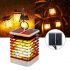 Outdoor 75 LED Solar Flame Lantern - Hanging Light Garden Decoration
