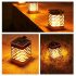 Outdoor 75 LED Solar Flame Lantern - Hanging Light Garden Decoration