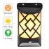 Universal 2-in-1 5W Wall Security Solar Flame Light with Motion Sensor