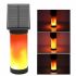 Dancing Flame Solar Flickering Light outdoor 102 LED Wall Lamp with Light Control and 3 lighting modes for Garden Patio Pathway