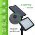 Bright 48 LED Solar Garden Flood Light for Landscape Decoration