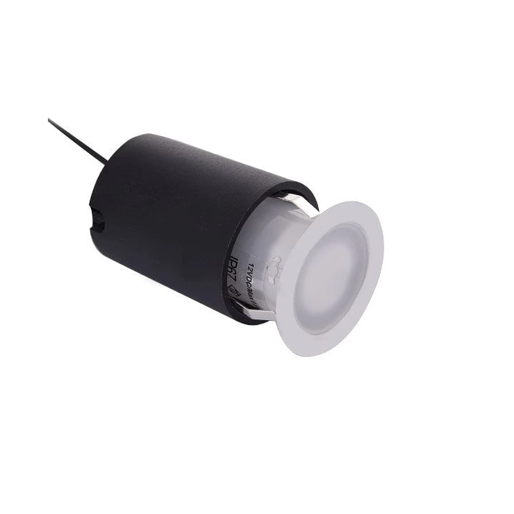 Stainless Steel In-Ground Buried Solar Deck Lights Outdoor Kit