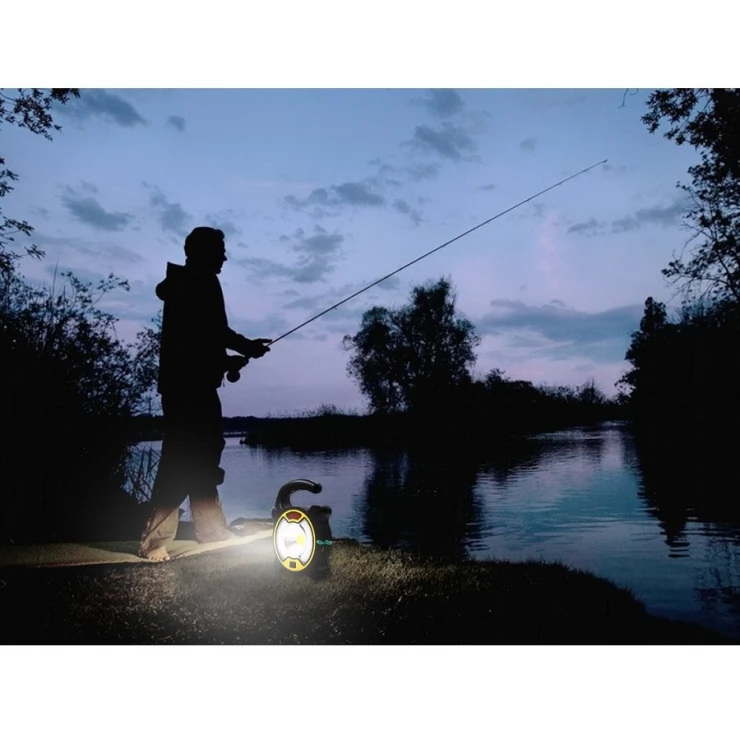 Multifunctional COB LED Emergency Solar Camping Light with USB Cable